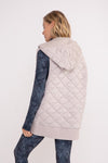 Oversized Quilted Zip-Up Vest