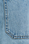 Ruffle Denim Vest