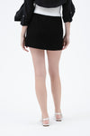 Contrast Trim Skort Set