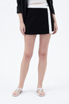 Contrast Trim Skort Set