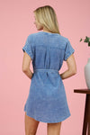 Gauzy Chambray Dress