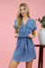 Gauzy Chambray Dress