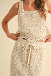 Flower Crochet Skirt