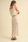 Flower Crochet Skirt