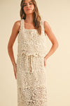 Flower Crochet Skirt