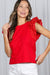 Eyelet Sleeve Top