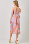 Criss Cross Back Midi Dress