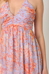 Criss Cross Back Midi Dress
