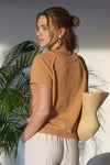 Ribbed Trim Top