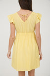 Ruffled Sleeve Dress