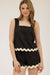 Wavy Hem Short Set