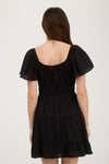 Front Tie Mini Dress
