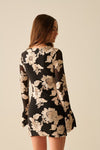 Floral Brocade Dress