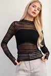 Sheer Lace Top