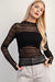 Sheer Lace Top