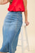 Denim Midi Skirt
