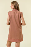 Grommet Sweatshirt Dress