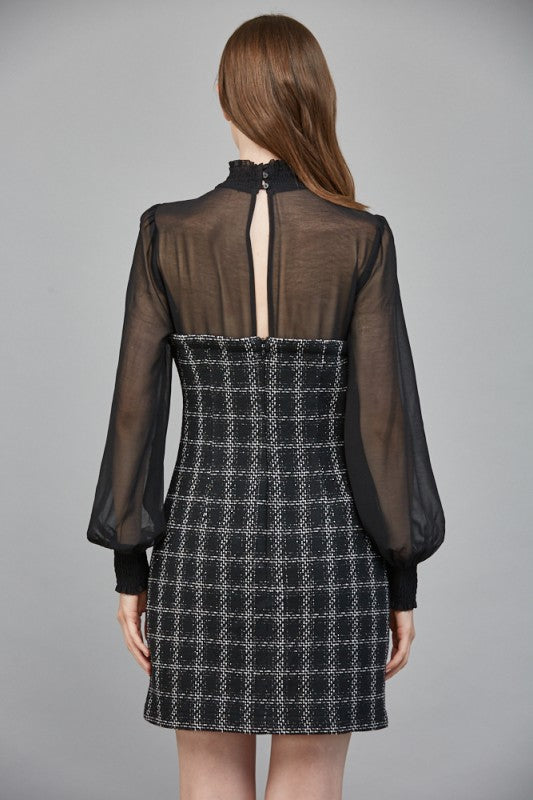 ModChic Tweed Dress