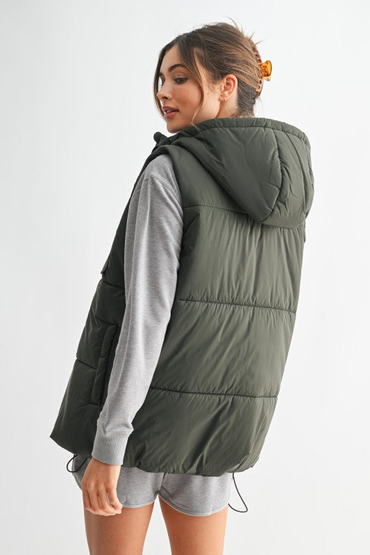 High Neck Padded Vest