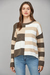 Block Strip Sweater