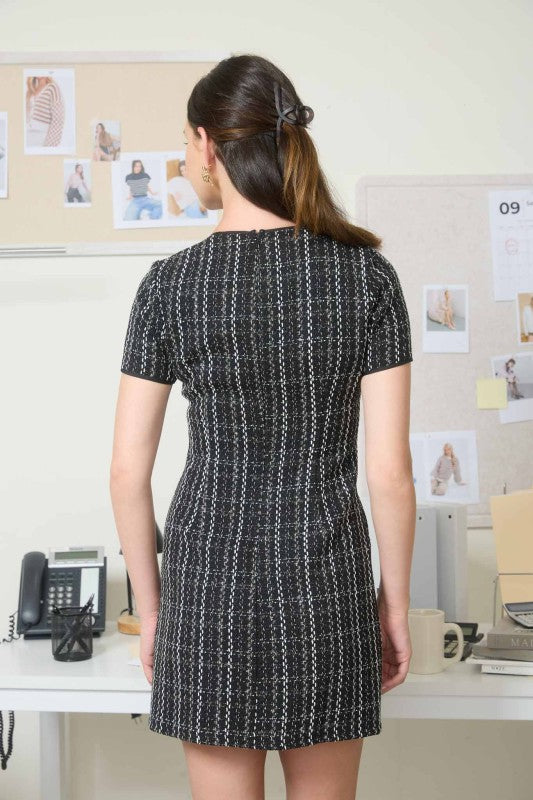 Bows and Tweed Dress