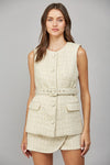 Goldline Tweed Vest