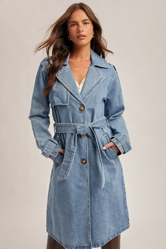 Denim Trench