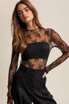 Sheer Lace Top