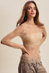 Sheer Lace Top