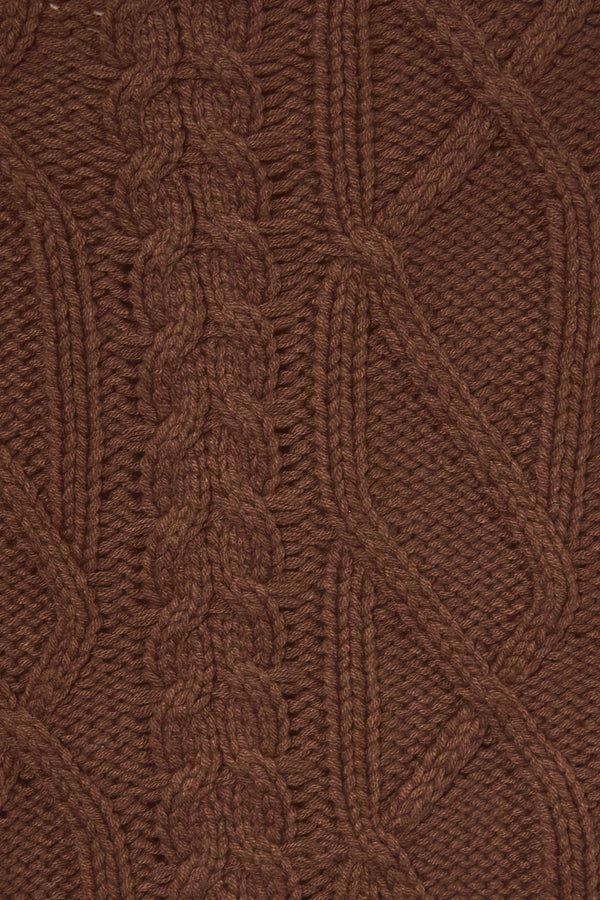 Short Sleeve Cable Sweater