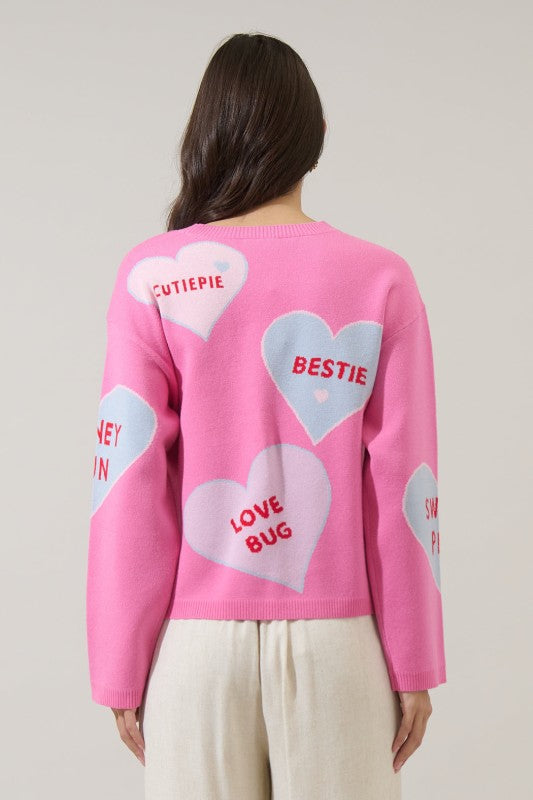 Candy Heart Sweater
