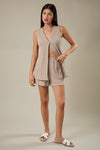 Pleated Detail Shorts