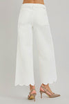 Scallop Hem Jeans by Risen