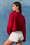 USA Crop Sweater