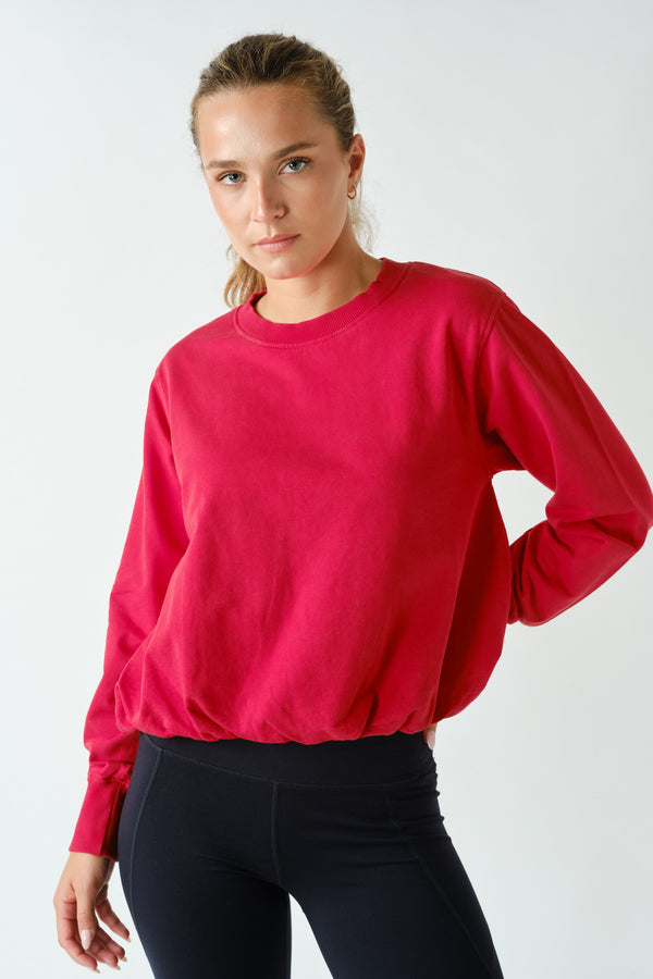 Bubble Hem Pullover