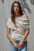 Off Shoulder Drape Top