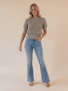 Short Sleeve Sequin Sweater