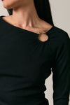 Notch Neck Top