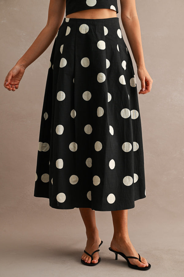Polka Dot Skirt Set