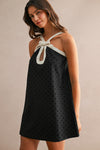 Bow Trim Dress