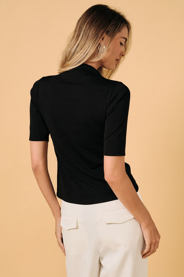 Funnel Neck Top