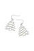 Rhinestone Christmas Tree Earrings