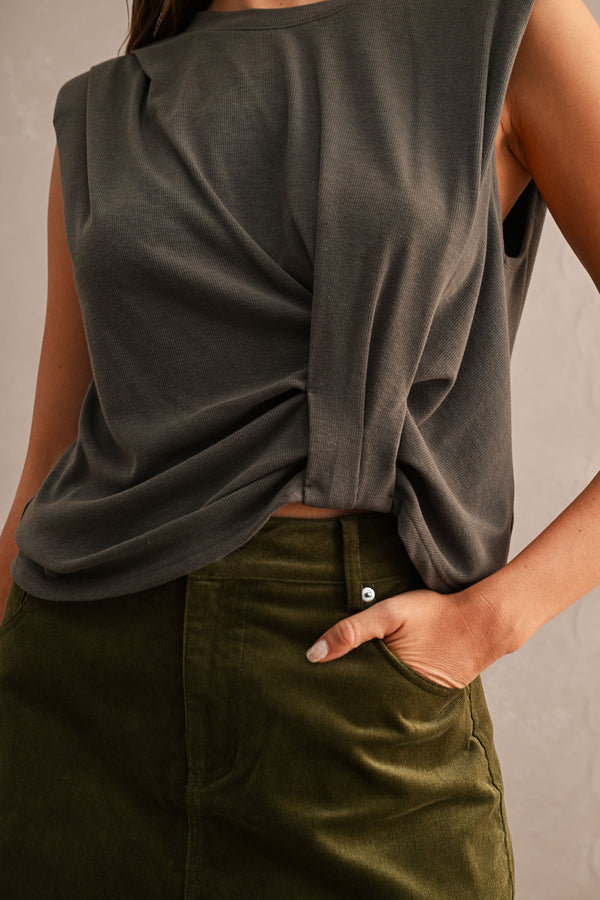 Twist Hem Top
