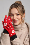 Santa Snowflake Gloves