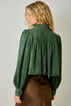 Suede Blouson Jacket