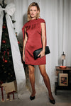 Satin Scarf Dress