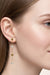Crystal Disk Earrings