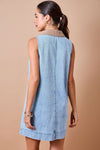 Corduroy Collar Dress