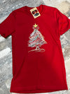 Artsy Christmas Tree Tee - A Trendy Original