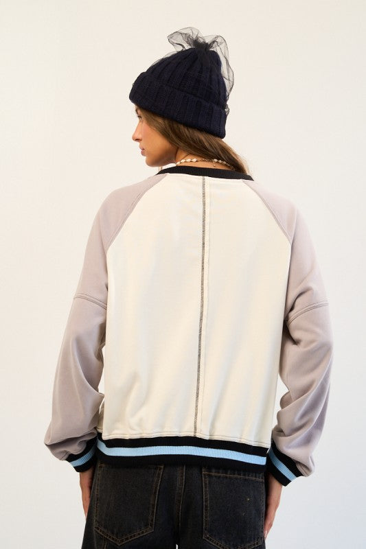Color Block Sweatshirt